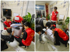 呼伦贝尔技师学院联合暖兴社区开展家电维修志愿服务活动